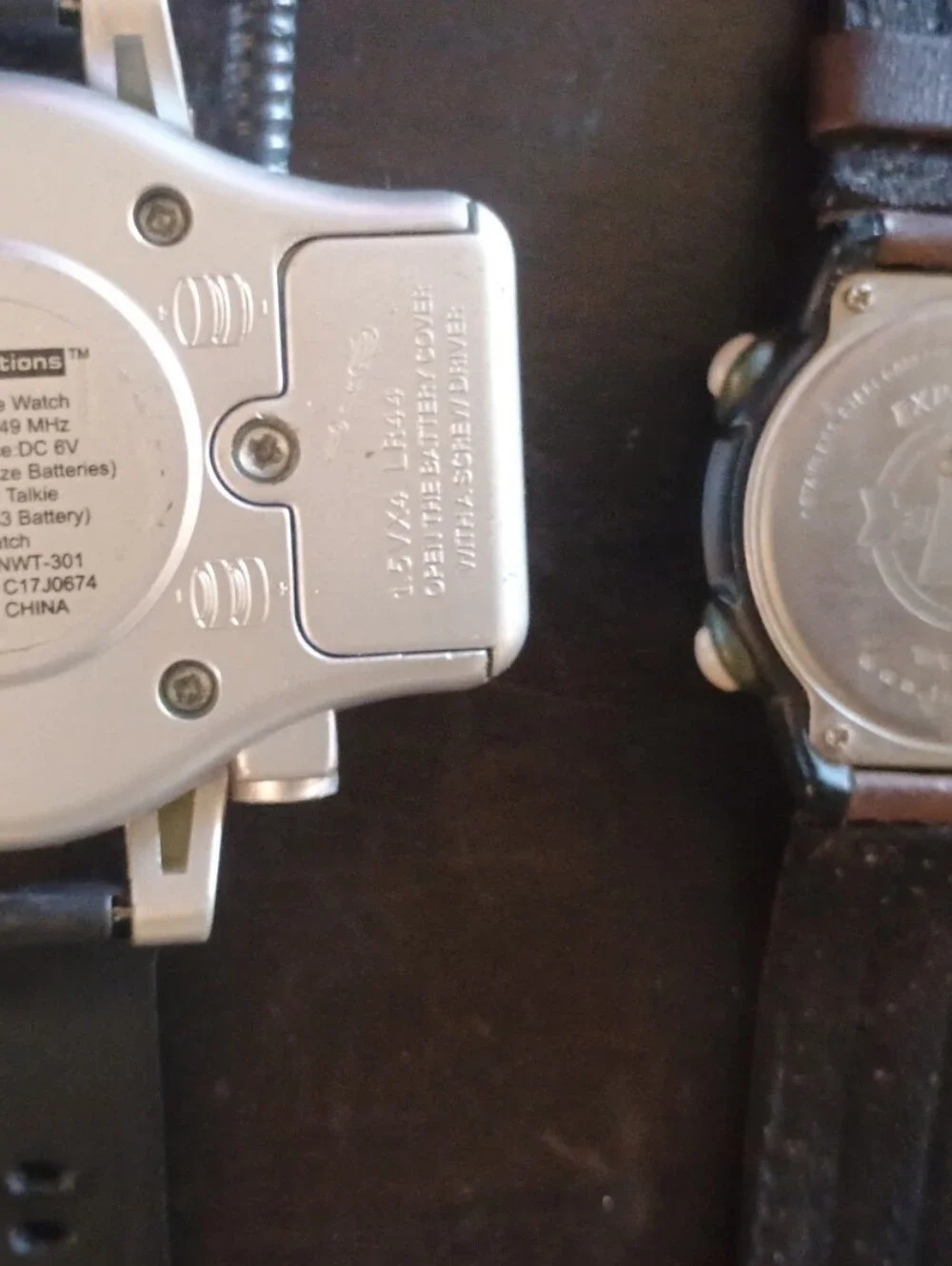Timex Brown Leather Strap Digital Sports Watch